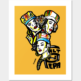 Salt N Pepa Old School Colors Posters and Art